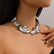 Chunky Irregular Hammered Statement Necklace | High Shine Gold Collar