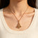 Christmas Necklace  Christmas Tree Snowflake Pendant Necklace for Women Thanksgiving Xmas Party Gifts