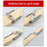 Adjustable Center Punch Drill Guide Jig, All‑Metal Woodworking Hole Locator, Precision Edge Drilling Positioning Tool for Square & Round Timber, Compatible with Vise Grips for Furniture Cabinet Wood DIY Projects