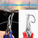 Small Fishing Pliers 2 Multi-Function Scissors Braid Cutters Lightweight Stainless Steel Fishing Tools Split Ring Opener Fish Gripper Hook Remover Gear Accessories