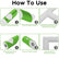 6PCS Pipe Insulation Cutting Guide， Molded Foam Pipe Cutter Tool with 15MM-53MM Insulation Cutting Fixture for Home/Industrial/Commercial Plumbing + Bonus 59" Tape Measure (Green)