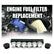 Solvent Filter Trap Black Aluminum Solvent Trap Kit - with Fuel Filter 1/2x28 and 5/8x24, Aluminum 8-Inch Tube with Multiple End Caps, for Industrial Automotive Accessories (1/2 x 28)
