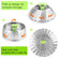 Vegetable Steamer Basket for Cooking Food, Stainless Steel Veggie Steam Basket for Pot, Folding Expandable Steaming Insert with Extendable Handle Fits Various Size Pot