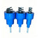 Copper Fitting Brush Tool Pack with Quik-Change Chuck Adaptor (1/2", 3/4", 1" Sizes)