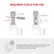 Tub Drain Remover Wrench - Use to Install and Remove Bath and Shower Drains and Closet Spuds Square Plastic Toilet Seat Nuts