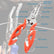 Small Fishing Pliers 2 Multi-Function Scissors Braid Cutters Lightweight Stainless Steel Fishing Tools Split Ring Opener Fish Gripper Hook Remover Gear Accessories