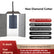 Heavy-duty concrete core drill bit extractor