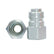 22x1.5 Trailer Air Brake Quick Connect Coupler, Heavy Duty Flat Copper Core Self-Sealing Air Line Fitting, Anti-Drop Lock Design Air Hose Connector for Truck & Trailer Air Brake Systems, Rustproof Low Air Resistance Pneumatic Joint