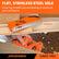 JORGENSEN Chamfer Plane, Edge Corner Plane, 4 Cutter Heads Built-In Storage