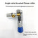 Pipe Thread Knurling Tool, Plumbing Thread Non‑Slip Knurler for Angle Valves, Elbows & Pipe Fittings, Labor‑Saving Ergonomic Knob, Prevent Teflon Tape Slippage & Stop Water Leaks for Plumbers & DIY Plumbing Repairs