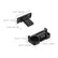 10 Pcs Push to Cabinet Connectors for Furniture Panels ABS Black Set, Fast Install with Tight Grip, for Kitchen Cabinet Projects and Table Top Use