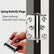 2 Pcs Spring Loaded Hinges Stainless Steel Self Closing Screen Door Hinges 2.4 x 3 Inch for Home Interior, Exterior Doors and Commercial Use