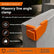 Masonry Line Angle Clamp, Brick Laying Line Holder, Reusable Brickwork Corner Guide Clips for Building Block & Wall Construction, 3 Colors Optional (Black / White / Orange)