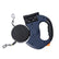 Dual Retractable Dog Leash with Built-in Light and Poop Bag Holder, Double Dog Leash with Tangle-Free 360° Swivel, 10ft Reflective Durable Nylon Strap, One-Hand Brake System for Dogs Pets (Blue)