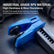 4 PCS Car Brake Line Clamps, 3/8" 5/16" 1/2" Banjo Fitting Fuel Line Stopper Set, PVC Vertical Brake Hose Plug Tool, Universal Repair Hardware Tool for Most Cars (Blue)