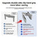 Adjustable Center Punch Drill Guide Jig, All‑Metal Woodworking Hole Locator, Precision Edge Drilling Positioning Tool for Square & Round Timber, Compatible with Vise Grips for Furniture Cabinet Wood DIY Projects
