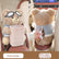 Cute Bear Tissue Holder and Trash Can, 2 in 1 Car Tissue Box, Multifunctional Creative Animal Paper Box for Car and Home