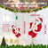 Gfilay 3-Mode Climbing Santa on Rope, Animated Musical Christmas Decoration