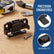 10 Pcs Push to Cabinet Connectors for Furniture Panels ABS Black Set, Fast Install with Tight Grip, for Kitchen Cabinet Projects and Table Top Use