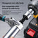 Grease Fitting Zerk Hole Cleaning Tool Kit, High‑Pressure Grease Passage Dredger, Heavy‑Duty Electroplated Steel Grease Nozzle Unclogger for Construction Machinery, Excavators & Heavy‑Equipment Maintenance
