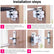 12PCS Door Catches, Double Roller Strong Hold Cupboard Cabinet Door Catches with Screws, Double Roller Catch Cabinet Catch Door Latch for Home Furniture Cabinet Cupboard