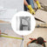 Woodworking Ruler - Stainless Steel Tile Alignment Scriber, Arc Marking Too Arc Marking Ruler for Edge Hole Corner Paving Construction Wall Floor Cutting