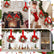 Home Decorative Bowknot Ribbon Christmas Garland, Gift for Mother Mom, Xmas Decoration Kitchen Living Room