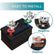 2PCS 4-Way Quick Release Disconnect Battery Terminal Connector Set, Positive-Negative Cable Ends for SAE/JIS Type A Posts