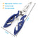 Small Fishing Pliers 2 Multi-Function Scissors Braid Cutters Lightweight Stainless Steel Fishing Tools Split Ring Opener Fish Gripper Hook Remover Gear Accessories