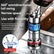 6‑Piece 360‑Degree Swivel Socket Adapter Set, 40CR Alloy Metric Sockets 8‑19mm, Hex Shank Angled Drill Sockets for Hard‑to‑Reach Narrow Dead‑Angle Spaces