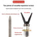 Reusable Expansion Anchor Screw, Removable Heavy‑Duty Concrete Wall Anchors, Spring Steel Re‑Usable Wall Bolts for Fixing Drill Rigs, Ground & Floor Mounting, Repeatable Use Concrete Anchors