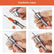5Pcs(2.8/3.0/3.2/3.5/4mm), Woodworking Countersink Drill Bits with Adjustable Bit Depth Stop for Wood.(8mm Countersink Diameter) toolupgrade