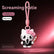 Screaming Kitty Halloween Figurine Keychain, Cute Spooky Ghost Face Cat Pendant Ornament, Gothic‑Style Desktop Decoration, 2‑Color Collectible Gift for Halloween Party