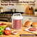 Burger Patty Maker,Multi‑Layer Burger Press Set for BBQ Homemade Prep