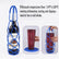 ilicone Coaster and Mesh Bottle Bag Set, Reusable Non Slip Coasters with Stretch Carrier for Home, Travel, Outdoor Parties