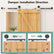Barn Door Soft Close Kit,Matching 88-132 Pounds Single Door Equipped with Spring Buffer Damper, Upgrade Hole-Free Version, 2PCS