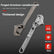 Liudan Wrench Set of Multi-function Universal Wrench Large Opening Adjustable Wrench Bathroom Movable Plate Tool Quick Dual-purpose Pipe Wrench Wrench Adjustable