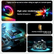 LED RGB Tire Valve Stem Lights, Motion Sensor Auto Activated Wheel Decor Lamp, Multi-Color Waterproof Tire Rim Light for Motorcycles, Scooters & Bicycles