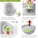Vegetable Steamer Basket for Cooking Food, Stainless Steel Veggie Steam Basket for Pot, Folding Expandable Steaming Insert with Extendable Handle Fits Various Size Pot
