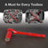 Red Dog Socket w/Drill Adapter, Fits Most Nuts & Bolts, Use with Socket Wrenches & Power Drills