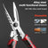 Professional Multi-Functional 5 in 1 Tin Snips, CR-V Steel Industrial Grade Metal Shears for Sheet Metal, Wire & Cable Cutting, Must-Have Tool for DIY & Renovation toolupgrade