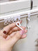 2pcs Cabinet Door Inside Storage Hooks - Track Sliding Rail Organizer, No-Drill Hanging Racks for Kitchen, Space-Saving Hook Strips