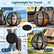 Portable Outdoor Cat Enclosure 27" Mesh Ball Cat Cage