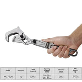 Liudan Wrench Set of Multi-function Universal Wrench Large Opening Adjustable Wrench Bathroom Movable Plate Tool Quick Dual-purpose Pipe Wrench Wrench Adjustable