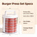Burger Patty Maker,Multi‑Layer Burger Press Set for BBQ Homemade Prep