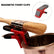 Magnetic Paintbrush Holder with Integral Paint Can Opener,Twin Magnets For Resting Paint Brushes On Paint Cans to Keep Brushes Off Rim and Prevent Spills, for Carpenter and Painter(Red)