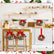Home Decorative Bowknot Ribbon Christmas Garland, Gift for Mother Mom, Xmas Decoration Kitchen Living Room
