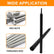9/16"/14mm Hollow Nut Driver with 1/4" Hex Shank, Durable Metal Framing Tool, Overhead Long Reach Socket with Smooth Inner Wall, Built-In Length Measurement Markings, Steady Pin Hold for Ceiling & Ductwork Installation