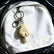 Pop Up Middle Finger Keychain, Funny Cute Bag Charm for Men Women Press Button to Pop Up Design, Novelty Sarcastic Gag Gift, Backpack Pendant Key Chain