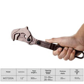 Liudan Wrench Set of Multi-function Universal Wrench Large Opening Adjustable Wrench Bathroom Movable Plate Tool Quick Dual-purpose Pipe Wrench Wrench Adjustable
